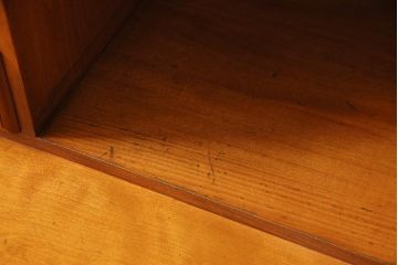 中古　横浜クラシック家具　ダニエル(Daniel)　アーリーアメリカン　気品漂うライティングビューロー(ワークデスク、机、在宅ワーク、在宅用チェスト)(R-045852)