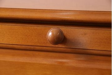 中古　横浜クラシック家具　ダニエル(Daniel)　アーリーアメリカン　気品漂うライティングビューロー(ワークデスク、机、在宅ワーク、在宅用チェスト)(R-045852)