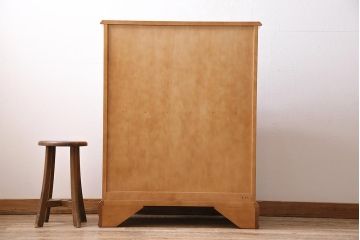 中古　横浜クラシック家具　ダニエル(Daniel)　アーリーアメリカン　気品漂うライティングビューロー(ワークデスク、机、在宅ワーク、在宅用チェスト)(R-045852)