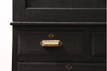 アンティーク家具　大正ロマン　ナラ材　上手物のシックなワードローブ(クローゼット)(R-045856)