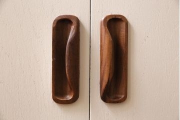 ヴィンテージ家具　北欧ビンテージ　G-PLAN(ジープラン)　チーク材　レトロテイストのペイントサイドボード(収納棚、カップボード)(R-0458574)