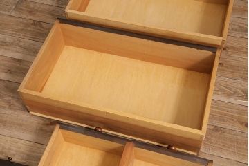 ビンテージ家具　松本民芸家具　#33A型　コンパクトなライティングビューロー(机、在宅ワーク、在宅用デスク)(定価約29万円)(R-045858)