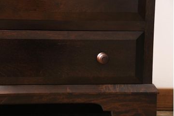 ビンテージ家具　松本民芸家具　#33A型　コンパクトなライティングビューロー(机、在宅ワーク、在宅用デスク)(定価約29万円)(R-045858)