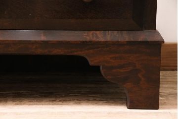 ビンテージ家具　松本民芸家具　#33A型　コンパクトなライティングビューロー(机、在宅ワーク、在宅用デスク)(定価約29万円)(R-045858)