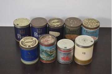 古い　桃山　ピース　チェリー　エアーシップ　ホープ　煙草缶　9缶セット(R-045861)