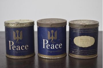 古い　桃山　ピース　チェリー　エアーシップ　ホープ　煙草缶　9缶セット(R-045861)