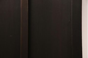 アンティーク建具　大正ロマン　色ガラスがおしゃれな木製ドア(ガラス扉)(R-045914)