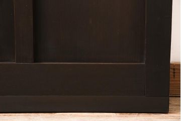 アンティーク建具　大正ロマン　色ガラスがおしゃれな木製ドア(ガラス扉)(R-045914)