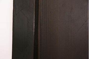 アンティーク建具　大正ロマン　色ガラスがおしゃれな木製ドア(ガラス扉)(R-045914)