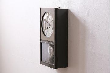 アンティーク時計　AICHI(アイチ、愛知時計電機)　30DAY　Super Eight　手巻き式掛け時計(柱時計、振り子時計)(R-045922)