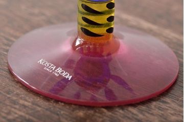 北欧　KOSTA　BODA(コスタボダ)　ワイングラス2客(R-045939)