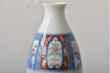 柿右衛門　深鉢2点　徳利1点(染付、渦福龍図、和食器)(R-045941)