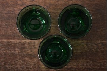 船木倭帆(Shizu)　グラス3点(吹きガラス、作家物、コップ、タンブラー)(R-045942)