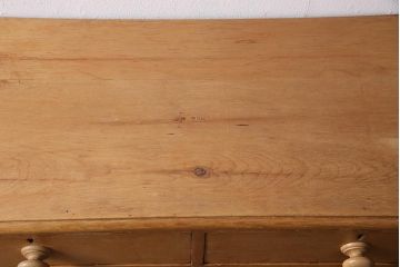 アンティーク家具　フランスアンティーク　カントリースタイルにおすすめなパイン材製のチェスト(引き出し)(R-045943)