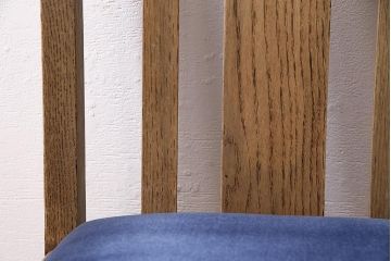 アンティーク家具　イギリスアンティーク　ストリップド(剥離)　オーク材　素朴な木味のダイニングチェア(椅子)(R-045947)