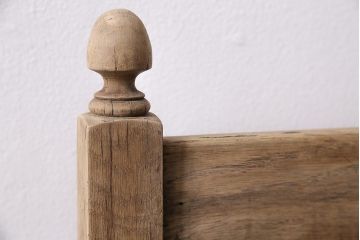 アンティーク家具　イギリスアンティーク　ストリップド(剥離)　オーク材　素朴な木味のダイニングチェア(椅子)(R-045949)
