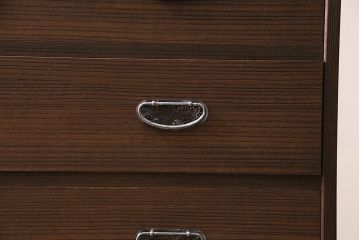 中古　伝統工芸品　衣装盆付き　牡丹の前飾りが素敵な重ね加茂総桐箪笥(総桐たんす、和タンス、衣装箪笥、着物箪笥)(定価約120万円)(R-045953)