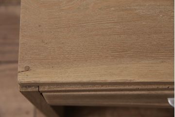 アンティーク家具　昭和初期　ストリップド(剥離)　栓材　ナチュラルな風合いの文机(ローテーブル、センターテーブル)(R-045955)