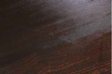 アンティーク家具　和製アンティーク　昭和初期　栓材　濃い木色が魅力的なちゃぶ台(座卓、ローテーブル、折りたたみテーブル)(R-045956)