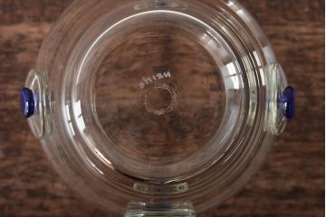 船木倭帆(Shizu)　蓋物(キャンディーポット、ガラス、作家物、吹きガラス)(R-045960)