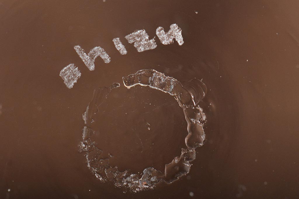 船木倭帆(Shizu)　蓋物(キャンディーポット、ガラス、作家物、吹きガラス)(R-045960)