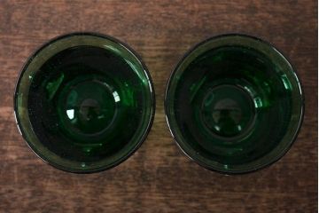 船木倭帆(Shizu)　グラス2点(吹きガラス、作家物、コップ、タンブラー)(R-045962)