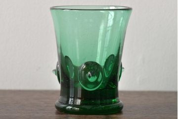 船木倭帆(Shizu)　グラス2点(吹きガラス、作家物、コップ、タンブラー)(R-045962)