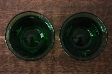 船木倭帆(Shizu)　グラス2点(吹きガラス、作家物、コップ、タンブラー)(R-045963)