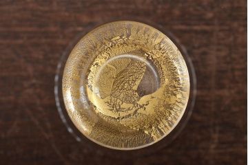 ベネチアンガラス　金箔グラス6客(タンブラー、コップ)(R-045968)