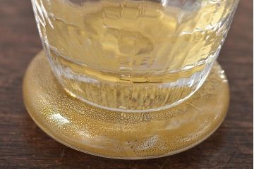 ベネチアンガラス　金箔グラス6客(タンブラー、コップ)(R-045969)