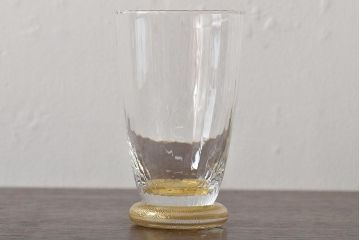 ベネチアンガラス　金箔グラス6客(タンブラー、コップ)(R-045969)