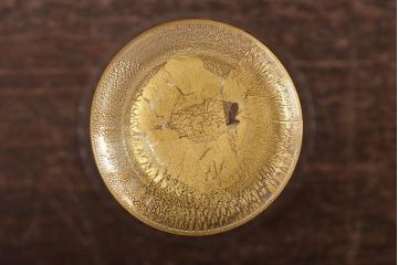 ベネチアンガラス　金箔グラス6客(タンブラー、コップ)(R-045969)