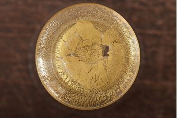 ベネチアンガラス　金箔グラス6客(タンブラー、コップ)(R-045969)