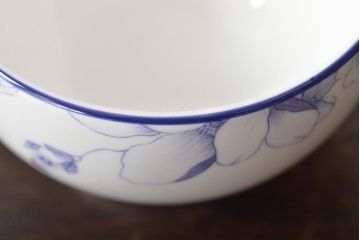 イギリス　WEDGWOOD　ウェッジウッド　ブループラム・ワイルドストロベリー・ハンティングシーン　カップ&ソーサー3客セット(洋食器)(R-045972)