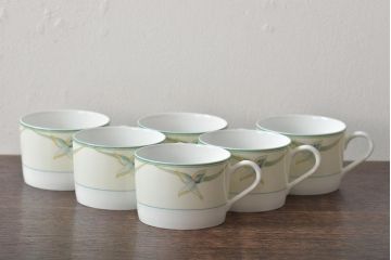 フランス　LIMOGES　リモージュ　ceralene　カップ&ソーサー6客セット(洋食器)(R-045973)