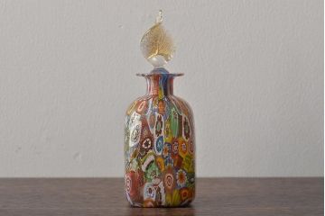 ベネチアンガラス　ムラノ　ミルフィオリ　香水瓶　パフュームボトル(R-045976)