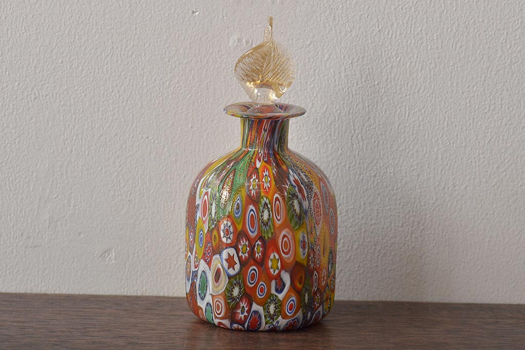 イタリア　ムラーノ　ベネチアンガラス　ミルフィオリ　香水瓶 公式】アンティーク家具ラフジュ工房商品詳細ページベネチアン
