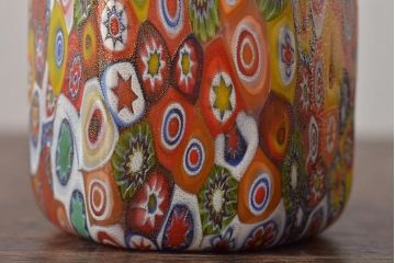 ベネチアンガラス　ムラノ　ミルフィオリ　香水瓶　パフュームボトル(R-045979)