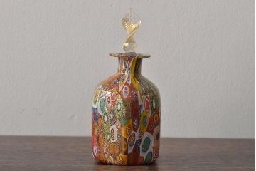 ベネチアンガラス　ムラノ　ミルフィオリ　香水瓶　パフュームボトル(R-045979)