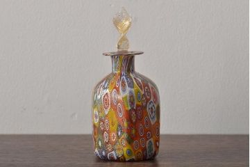 ベネチアンガラス　ムラノ　ミルフィオリ　香水瓶　パフュームボトル(R-045979)