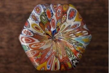 ベネチアンガラス　ムラノ　ミルフィオリ　香水瓶　パフュームボトル(R-045979)