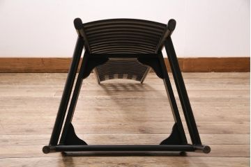 中古　Cassina(カッシーナ)　HILL HOUSE,1(ヒルハウス1)　CHARLES RENNIE MACKINTOSH(チャールズ・レニー・マッキントッシュ)　ラダーバックチェア(椅子)(定価約35万円)(R-045988)