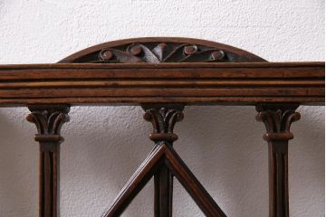 アンティーク家具　フランスアンティーク　マホガニー材　アールデコ様式のお洒落なチェア(椅子)(R-045990)