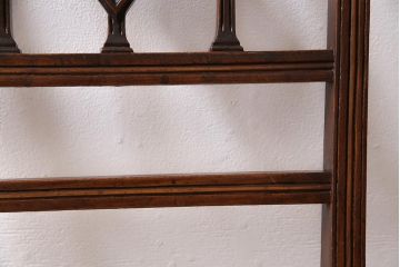 アンティーク家具　フランスアンティーク　マホガニー材　アールデコ様式のお洒落なチェア(椅子)(R-045990)