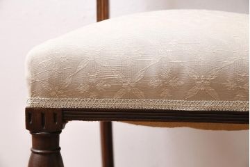 アンティーク家具　フランスアンティーク　マホガニー材　アールデコ様式のお洒落なチェア(椅子)(R-045990)