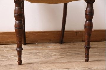 アンティーク家具　フランスアンティーク　マホガニー材　アールデコ様式のお洒落なチェア(椅子)(R-045992)