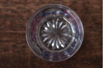 ベネチアンガラス　ムラノ　金彩グラス　花図グラス　2点セット(コップ、タンブラー)(R-045995)