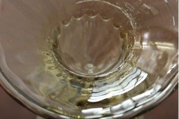 イタリア　ベネチアンガラス　八角形　グリーン　緑　グラス2客セット(コップ、ペアグラス、ヴェネチアングラス)(R-046003)