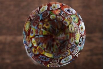 イタリア　ベネチアンガラス　ワイングラス　2客セット(ペアグラス、ヴェネチアングラス)(R-046005)