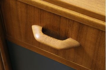ヴィンテージ家具　北欧ビンテージ　ペイント　レア!　G-PLAN(ジープラン)　珍しいユニットタイプのコーナーキャビネット(ユニットキャビネット、テレビボード、デスク、在宅ワーク、在宅用)(R-046013)